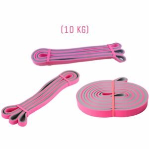 Goma de resistencia (Rosa) 10kg + Bolsa de transporte GRATIS