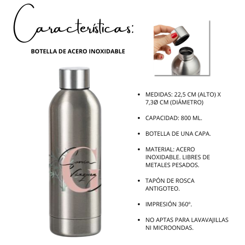 EcoNature Glam Steel Bottle 2026