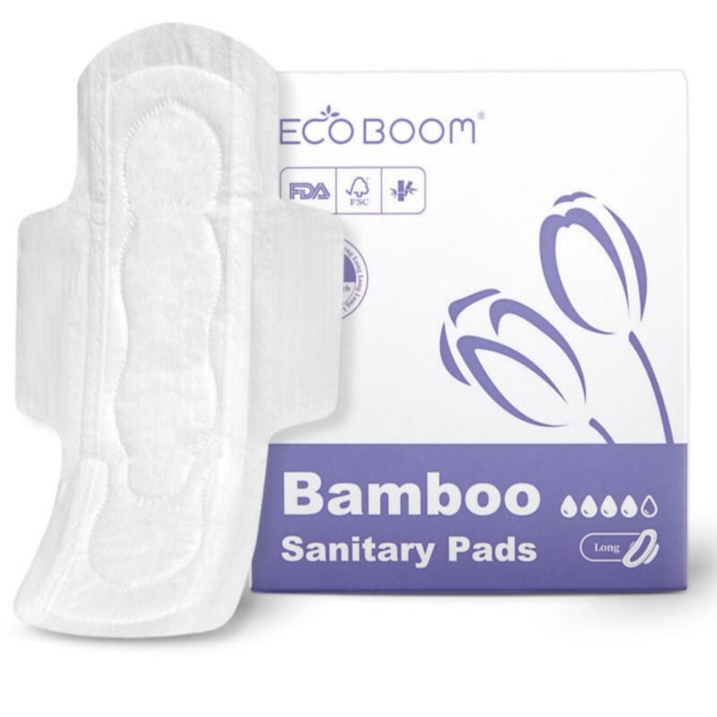 Compresa de fibra de bambú ALTA ABSORCIÓN extrasuave biodegradable (8 unidades)