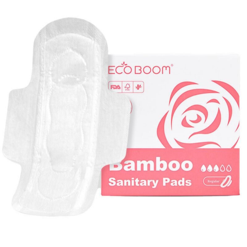 Compresa de fibra de bambú uso REGULAR extrasuave biodegradable (8 unidades)
